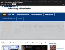 Tablet Screenshot of kostmann.at